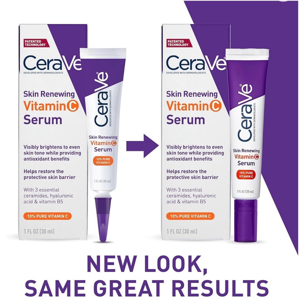 CeraVe Skin Renewing Vitamin C Serum New in Box 1oz